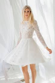 Js collections illusion lace short sleeve cocktail dress. 14 Smokin Hot Short Wedding Dresses Emmaline Bride