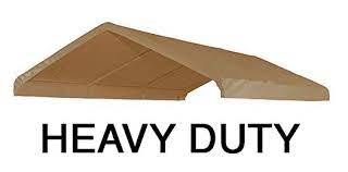 10x20 Heavy Duty Beige Canopy Top Cover With Valance Canopy Replacement Canopy Heavy Duty