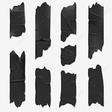 Black Duct Adhesive Tape Realistic Illustration Vector And Png In 2020 Photoshop Design Texture Graphic Design Grafik Design