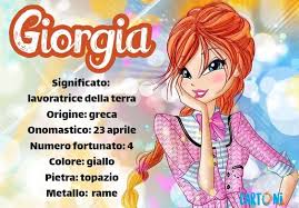 Giorgia Significa Lavoratrice Della Terra Scopri Di Piu Sull Origine Il Numero Porta Auguri Di Compleanno Divertenti Onomastico Auguri Di Buon Compleanno