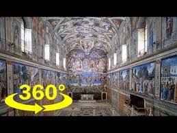 Interior the sistine chapel by michelangelo buonarroti. Sistine Chapel 360 4k Youtube