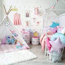 Pink Kids Tepee Castle And Unicorns Pink Unicorn Wigwam Etsy Baby Bedroom Design Ideas Girls Bedroom Themes Toddler Girl Room
