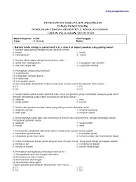 Kombinasi gerak dasar senam berirama ditunjukkan dengan. Soal Pts Uts Pjok Kelas 5 Semester 2 T A 2019 2020