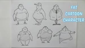 | my story animated hi, my name is jessica, and i'm 14 years old. Drawing Fat Male Characters Overweight Cartoon Character Character Design Youtube