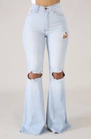The Madi Jean Bell Bottom Jeans Bell Bottoms Light Denim