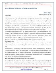 Buy or sell new and used items easily on facebook marketplace, locally or from businesses. Pdf Role Of Stock Market In Economy Development Interal Res Journa Managt Sci Tech Academia Edu