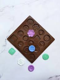 1pc Button & Sunflower Shaped Silicone Candy & Chocolate Mold | SHEIN