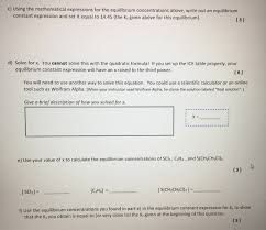 Solved 3 Sulfur Dichloride Sci And Ethylene Czha Ca Chegg Com