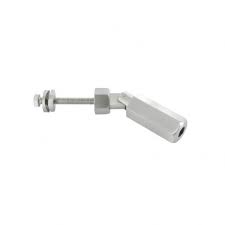 Corps de tendeur de cable acier inoxydable 6 mm. Tendeur Terminaison Cable Articule Pour Poteau Rond Acier Inoxydable