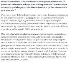 Action de dire ou d'écrire dans une langue ce qui est exprimé dans une autre langue. L Ecriture Inclusive Source D Exclusion Scolaire