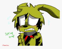 Like with the withered animatronics from fnaf 2, springtrap appears to be in heavy disrepair, evident by the multiple tears throughout his body and wires poking out of his arms and legs. Five Nights At Freddy S Springtrap Cute Hd Png Download Kindpng