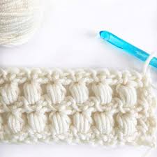 3d bubble knit | bobble knitted stitch. Crochet Puff Stitch Daisy Farm Crafts
