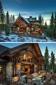 Pin By Ashley Schuster On The Retreat In 2020 Mountain Home Exterior Log Homes Mountain Dream Homes