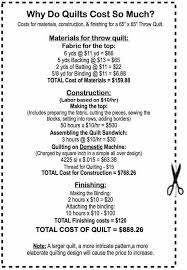 Handmade Does Cost Quilt Size Charts Quilting Tools