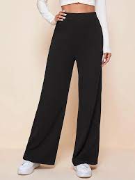 Wear your stylish high waisted camo pants with a classic shirt, a knit or a sweatshirt. High Waist Wide Leg Pants Shein Eur