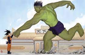 Sun wukong @alien x sun wukong is one of the most powerful characters in all classic chinese novels. Goku Vs Hulk Gokudragonball