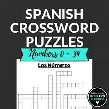 Check spelling or type a new query. Reinforce Spanish Numbers 0 39 In A Full Page Crossword Puzzle With Answer Key This Activity Is Also Included In A Money Sav Spanish Numbers Crossword Spanish