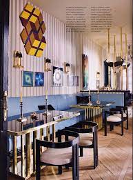 Lorenzo Castello Bronze Based Tables And Blue Banquette Seating Hotel Interior Design Commercial Interior Design Restaurant Interior
