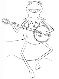 The muppets on vacation (1982) published 1982 by random house with the muppet press. Kermit The Frog From The Muppets Coloring Page Free Printable Coloring Pages For Kids
