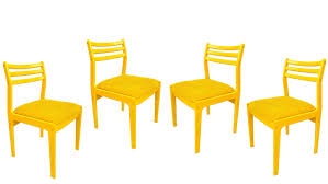 Mid Century Modern Warm Yellow Chairs Upholstered Dining Etsy Yellow Chair Upholstered Chairs Occasional Chairs