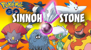 sinnoh stone in pokemon go what to evolve first with the