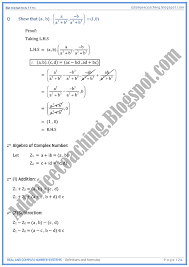 Adamjee Coaching Real And Complex Number Systems Definitions And Formulae Mathematics 11th In 2020 Complex Numbers Number System Mathematics