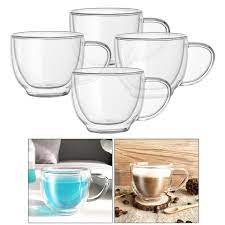 4pcs cift duvar cam kahve kupa yalitimli cay bardagi sapli 200ml seffaf uygun fiyatli satin alin fiyat ucretsiz teslimat fotograflarla gercek yorumlar joom
