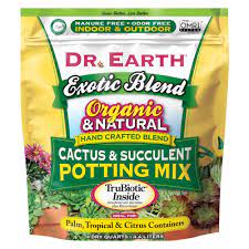 It also contains forest products, sand and perlite to help prevent. Exotic Blend Cactus Succulent Potting Mix Dr Earth