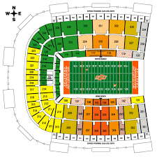 Osu Cowboys Football Seating Chart Elcho Table