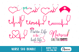 Download Nurse Svg Nurse Svg File Nurse Cap Svg Heartbeat Svg Crella