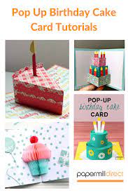 Pop up cake card tutorial. How To Make A Pop Up Cake Card