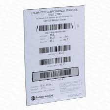 Gs1 Calibrated Conformance Standard Test Card For Gs1 128 And Other 10mil Aperture Bar Code Verifiers