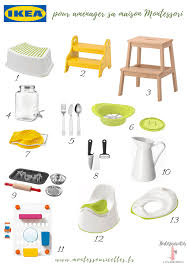 Pour vos montages de meubles ikea en israël : Ikea Pour Votre Nido Ou Votre Chambre Montessori Les Montessouricettes