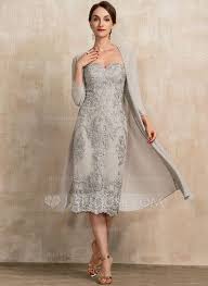 Us 136 00 Sheath Column Sweetheart Knee Length Lace Mother Of The Bride Dress Jj S House In 2020 Mother Of Groom Dresses Bride Dress Mother Of The Bride