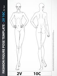 Fashion Drawing Mannequin Vector Side Back Lady Fashion Design The most common fashion model sketch material is cotton. fashion drawing mannequin vector side
