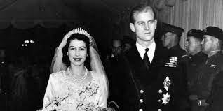 The priceless queen mary's fringe tiara on loan from her mother. Queen Elizabeth S Wedding Queen Elizabeth Ii Wedding To Prince Philip Story Photos
