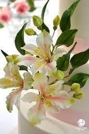 Alstroemeria Wedding Cake Sugar Flowers Tutorial Gum Paste Flowers Sugar Paste Flowers