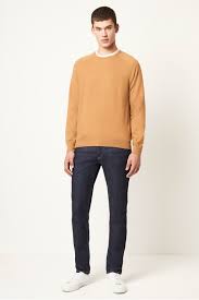 I never wear camel, because it's wicked unflattering on me, but i love the look of it…at it's simplest, the sweater note that the shades of camel don't have to match exactly. Stretch Cotton Crew Neck Jumper Collections French Connection Usa