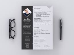 The large heading font and logo makes your name stand out more. Free Modern Resume Template With Elegant And Clean Design