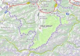 Winter destination even in winter numerous guests come to oberstdorf in order to go hiking, 140 km of cleared trails and. Michelin Oberstdorf Map Viamichelin