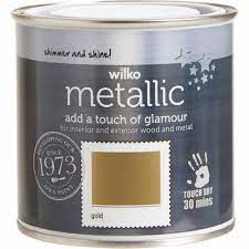 It occupies a special place in human minds. Wilko Metallic Wood Metal Gold Paint 250ml Wilko