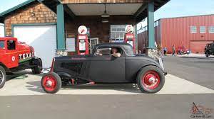 1934 Ford 3 Window Hot Rod Salt Flat Racer