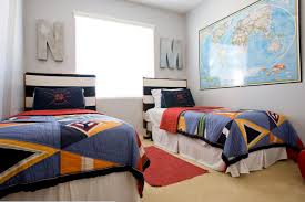 Fitting two twin beds into a small bedroom is tricky, and measuring the room and arranging the furniture can make it a haven for the people sharing it. Design A Little Nursery For Two Boys Selection Of Design Solutions For The Nursery For Two Boys Video