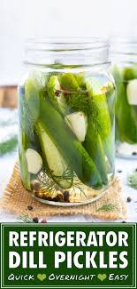 Can you soak zucchini in salt water before refidgerator pickling. Overnight Refrigerator Dill Pickles Recipe Evolving Table