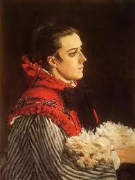 Portrait Of A Woman With A Man At A Casement Analysis Camille With A Small Dog 1866 By French Artist Claude Monet 1840 1926 Oil On Canvas Realism Claude Monet Impressionistische Schilderijen En Monet Schilderijen