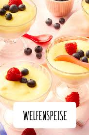 Welfenspeise Rezept Rezept Rezepte Einfacher Nachtisch Lebensmittel Essen