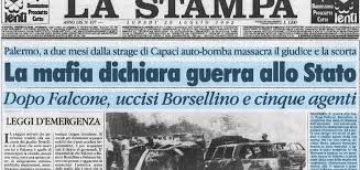 Così leonardo la piana segretario generale cisl palermo trapani annuncia la partecipazione del sindacato alla giornata commemorativa del prossimo 23 maggio quando ricorre il 27esimo anniversario della strage di capaci. 24 Anni Fa Borsellino Ucciso L Ultimo Simbolo Dell Antimafia La Stampa