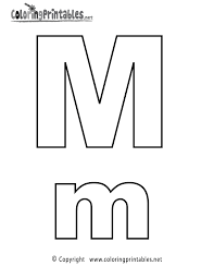 Letter m coloring pages available in lots of. Pin By The Big A Word On Alphabet Printables Lettering Alphabet Free Printable Alphabet Letters Alphabet Coloring Pages