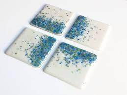 Pin By Chelkay On Handmade Gifts And Decor Fused Glass Coasters Fused Glass Glass Fusion Ideas