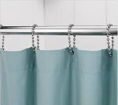 Bath Ball Chain Shower Curtain Rings Remodelista Long Shower Curtains Diy Shower Curtain Shower Curtain Rings